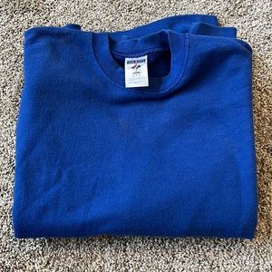 royal blue crewneck sweatshirt